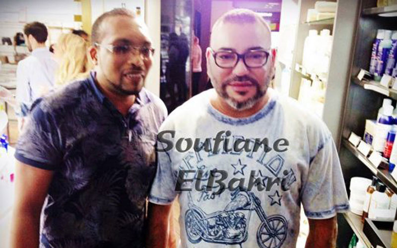 صور الملك مع مغاربة فرنسا تلهب رواد الأزرق
