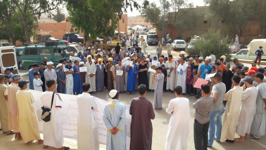 تيغيرت: مسيرة احتجاجية تجر نشطاء أمازيغ للمثول أمام السلطات