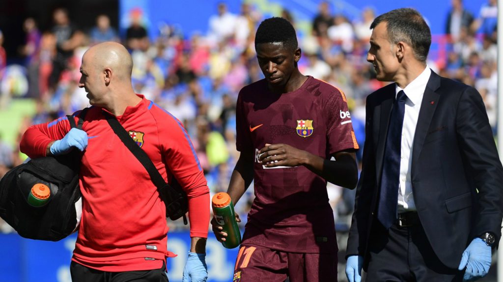 هذا رأي مدرب برشلونة بخصوص إصابة ديمبيلي