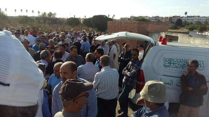 جنازة مهيبة للصحافي و الفاعل الجمعوي لحسن درميش
