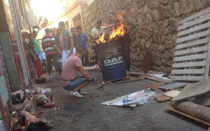 مهن موسمية لعدد من الشباب نهار عيد الأضحى بطنجة