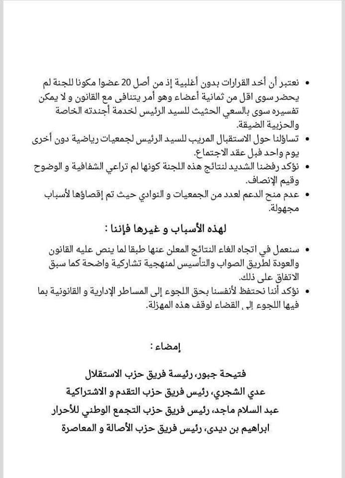 فرق مجلس الشوباني تتهمه بالاستخفاف بقرارات مجلس درعة تافيلالت