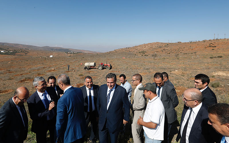  الوزير أخنوش يتفقد مشاريع فلاحية بإقليم الحسيمة