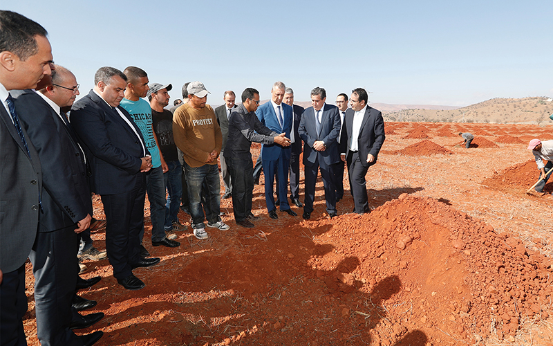  الوزير أخنوش يتفقد مشاريع فلاحية بإقليم الحسيمة
