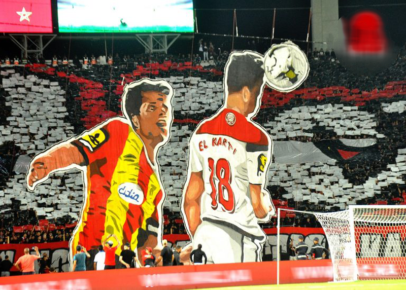 ’تيفو’ فضيحة رادس للوداد يتفوق على غريمه الرجاء عالمياً