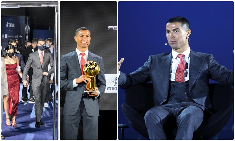 تتويج تاريخي.. رونالدو وريال مدريد يهزمان ميسي وبرشلونة في جائزة لاعب ونادي القرن