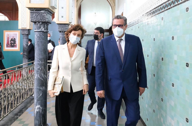 أخنوش لأزولاي: المغرب منخرط في دعم جهود اليونسكو لترسيخ السلام بين الشعوب