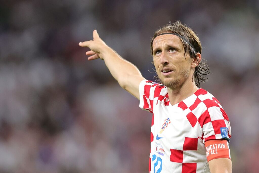 لوكا مودريتش نجم منتخب كرواتيا