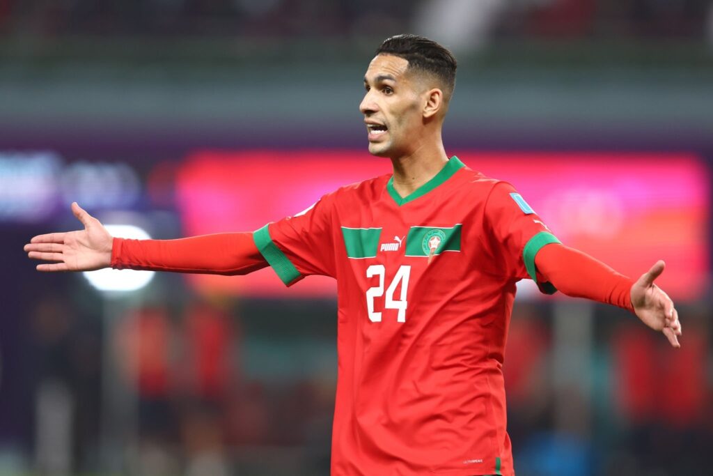 بدر بانون لاعب منتخب المغرب