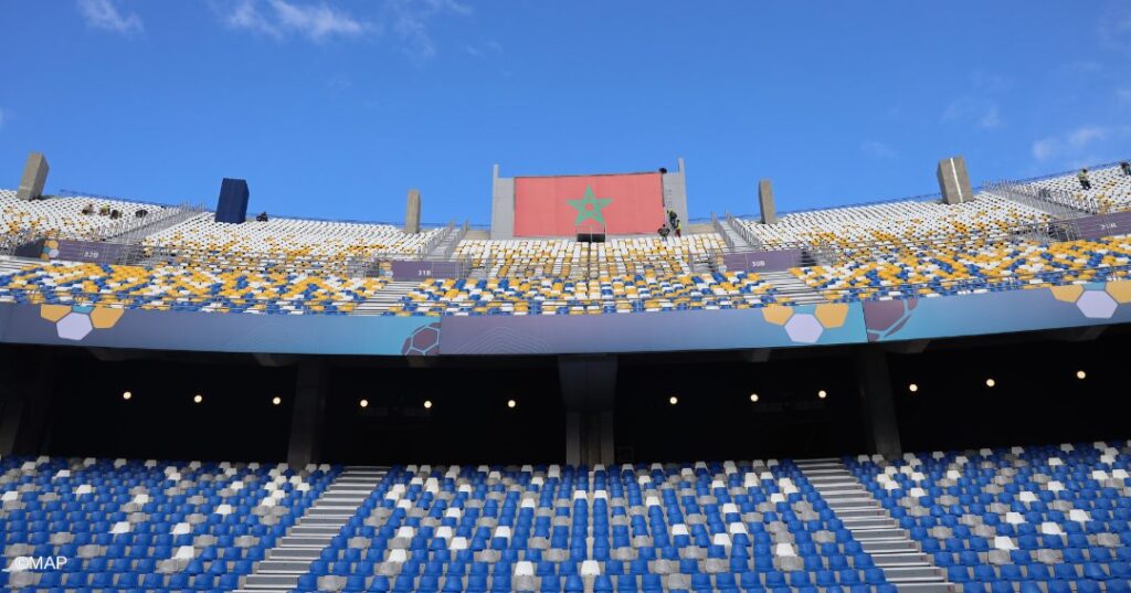 ملعب طنجة الكبير قبل استقبال منافسات كأس العالم للأندية