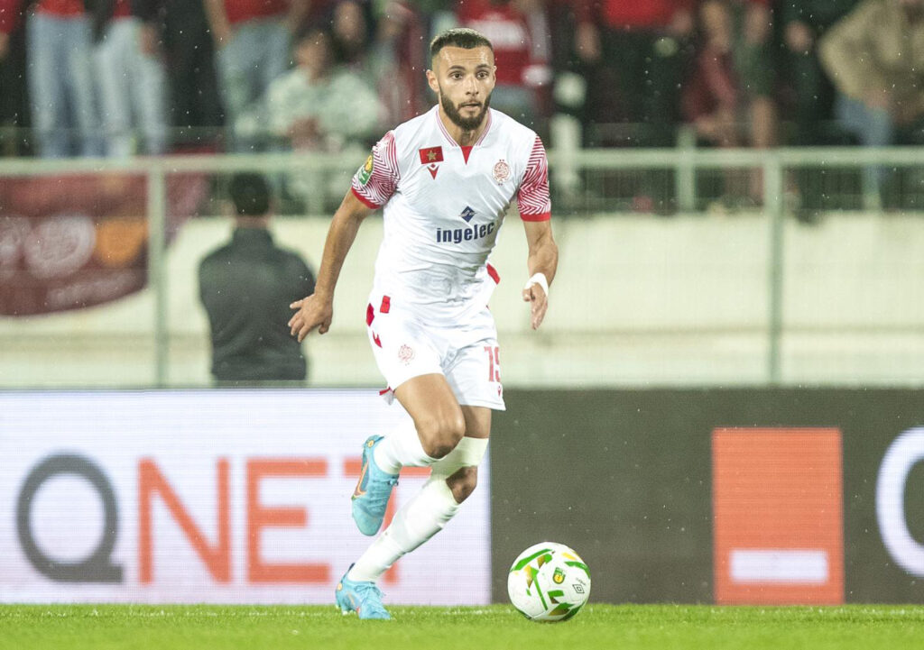 رضا جعدي لاعب الوداد الرياضي