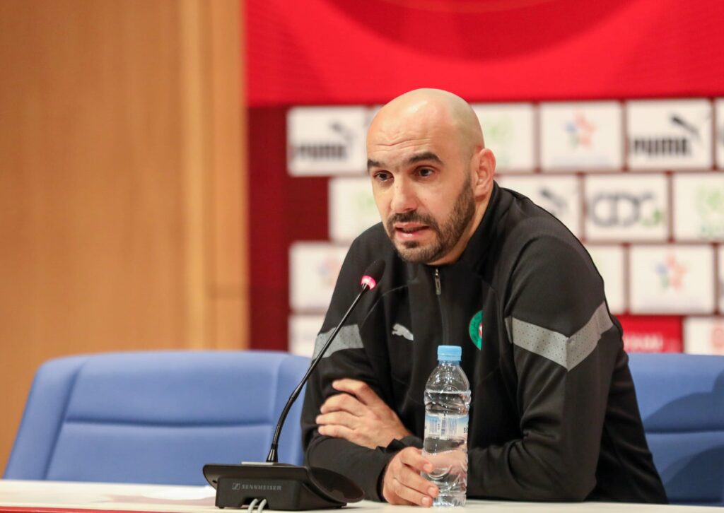 وليد الركراكي مدرب المنتخب الوطني المغربي