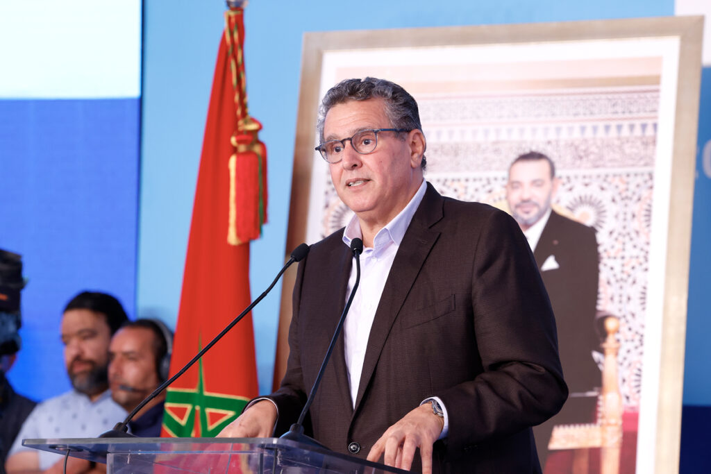 عزيز أخنوش رئيس الحكومة وحزب التجمع الوطني للأحرار