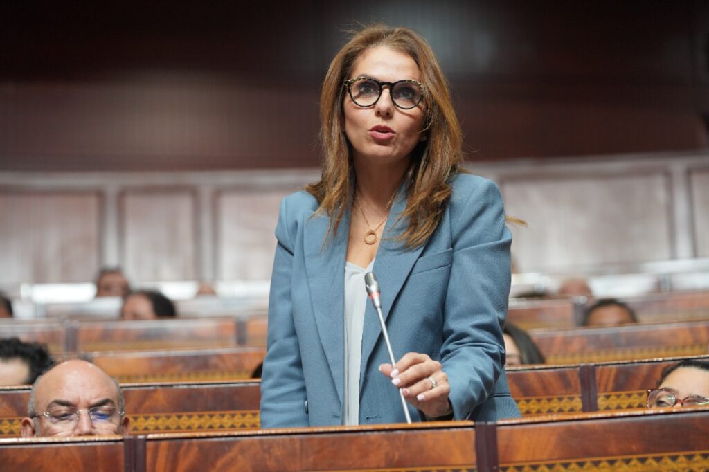 زينة شاهيم، النائبة البرلمانية عن فريق التجمع الوطني للأحرار