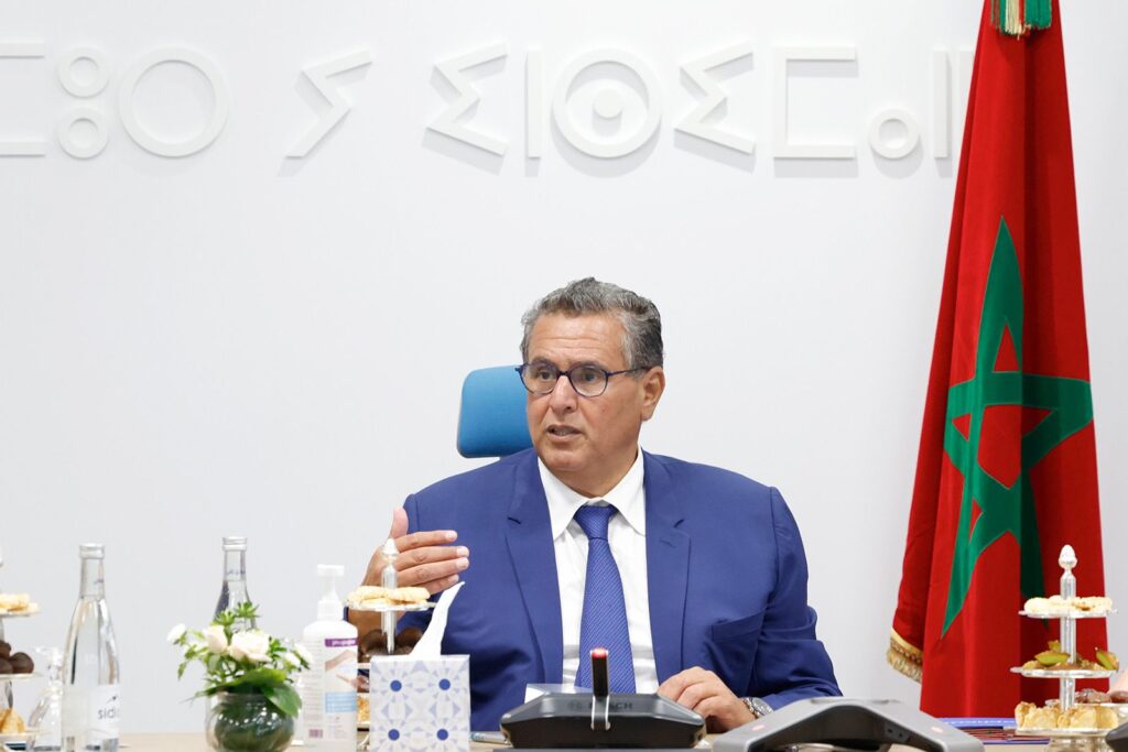 رئيس حزب التجمع الوطني للأحرار عزيز أخنوش