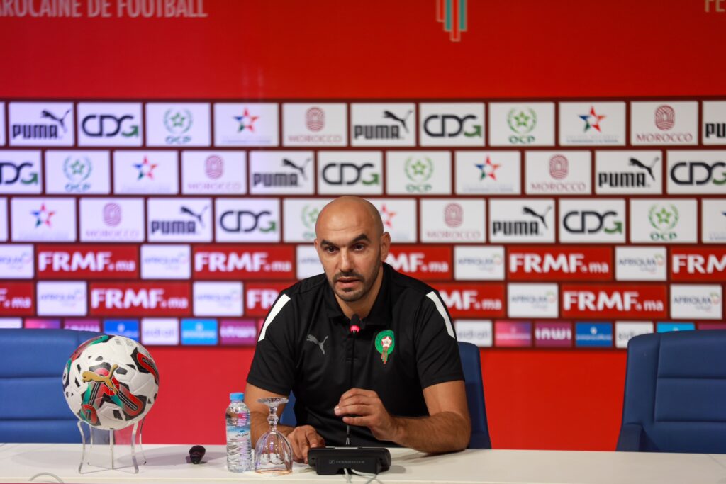 وليد الركراكي مدرب المنتخب المغربي