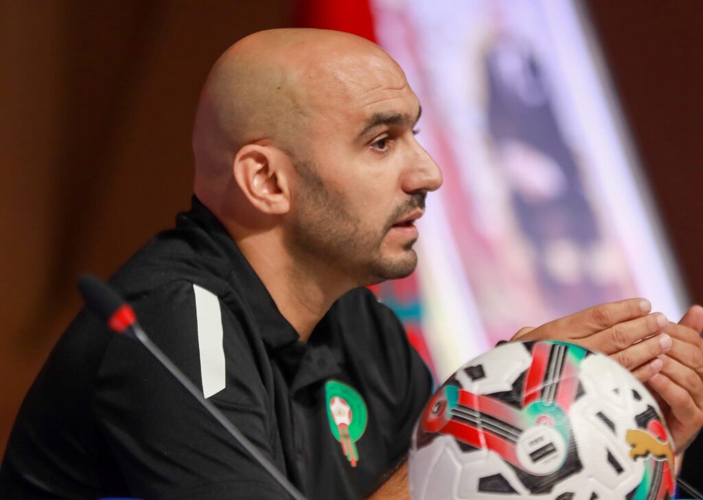 وليد الركراكي مدرب المنتخب الوطني المغربي