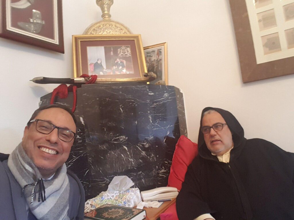 عبد القادر اعمارة في بيت عبد الإله بنكيران