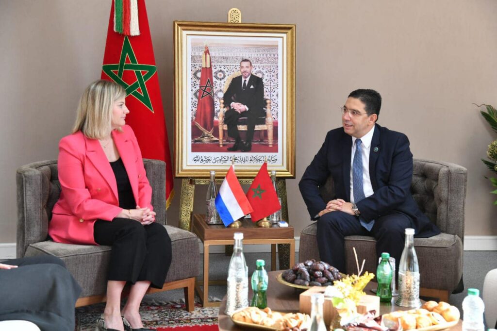 ناصر بوريطة يتباحث بمراكش مع وزيرة التجارة الخارجية والتعاون الإنمائي الهولندية