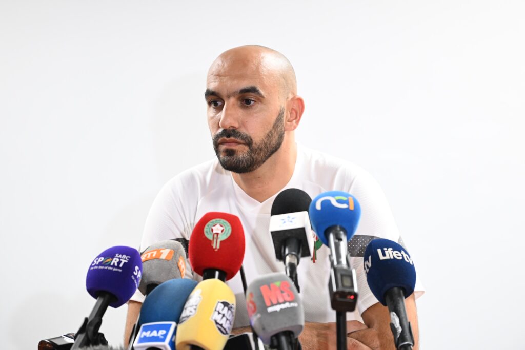 الندوة الصحافية لوليد الركراكي قبل لقاء كوت ديفوار