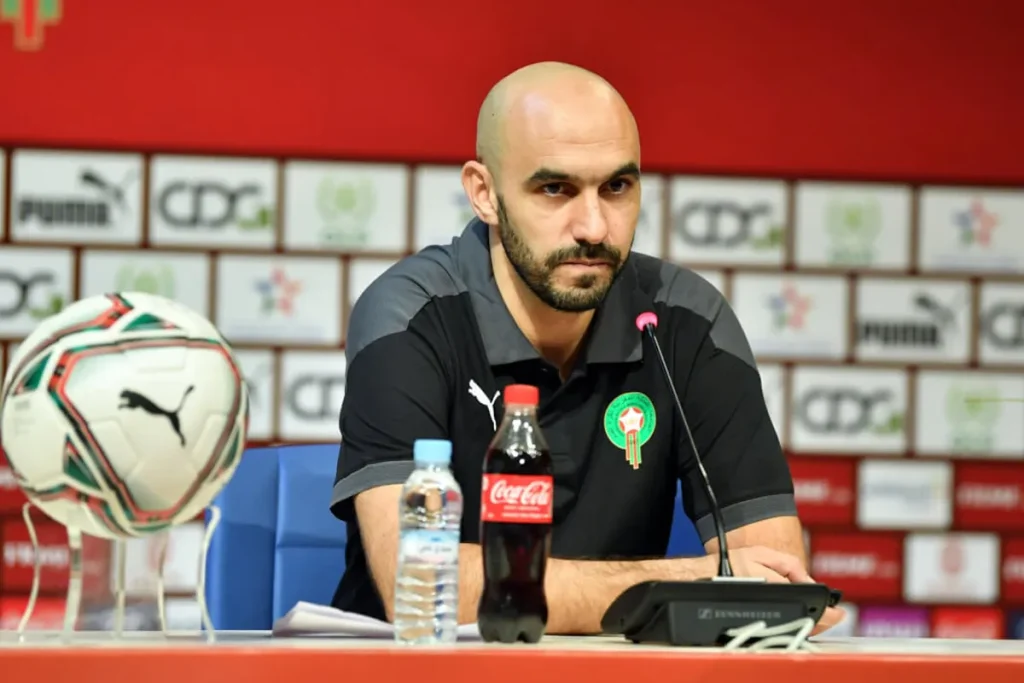 وليد الركراكي مدرب المنتخب الوطني المغربي