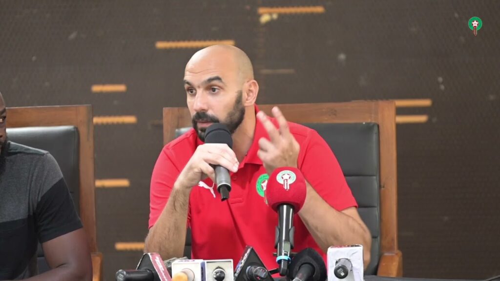 وليد الركراكي مدرب المنتخب الوطني المغربي