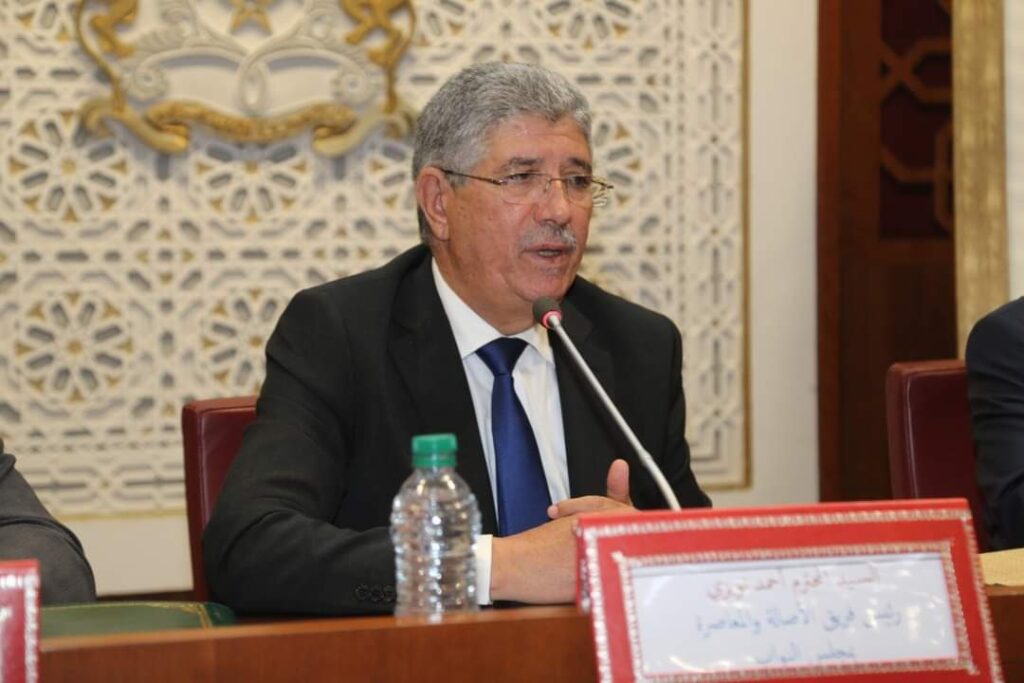 أحمد التويزي رئيس فريق الأصالة والمعاصرة بمجلس النواب