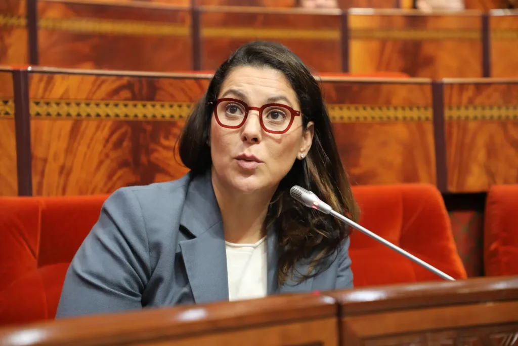 وزيرة إعداد التراب الوطني والتعمير والإسكان وسياسة المدينة فاطمة الزهراء المنصوري