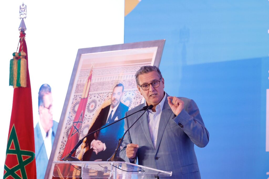 عزيز أخنوش، خلال أشغال المنتدى الجهوي للمنتخبين التجمعيين بجهة كلميم وادنون