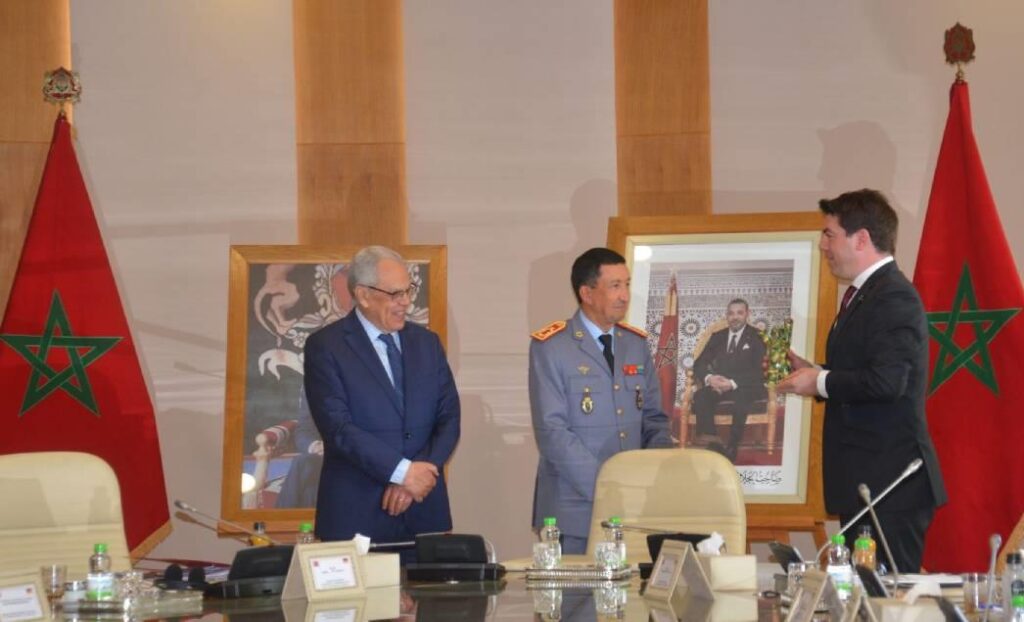 لوديي يستقبل الوزير المنتدب في الدفاع الألماني
