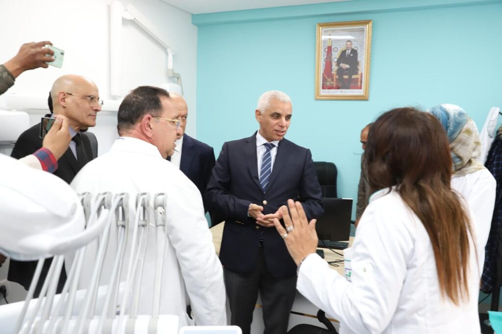 خالد آيت الطالب في افتتاح مراكز صحية