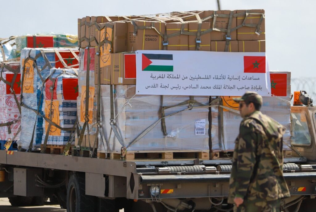 المساعدات الإنسانية لفائدة ساكنة غزة والقدس