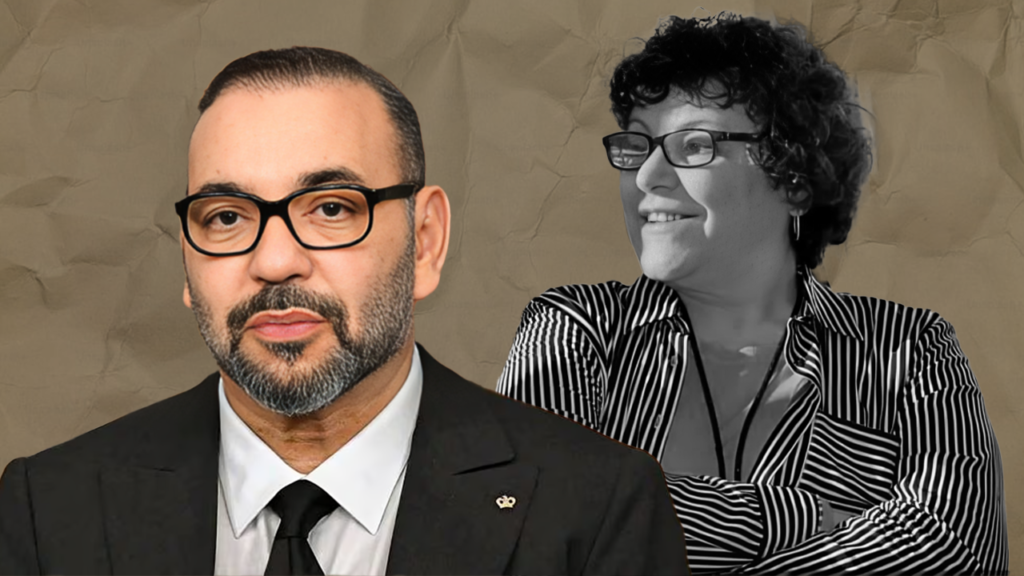 الملك محمد السادس والإعلامية الراحلة فاطمة الوكيلي