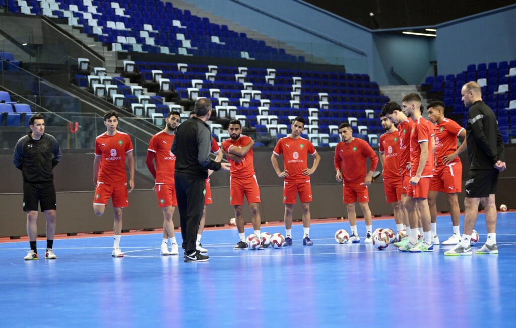 المنتخب الوطني لكرة القدم داخل القاعة يواصل استعداداته لكاس أفريقيا للأمم