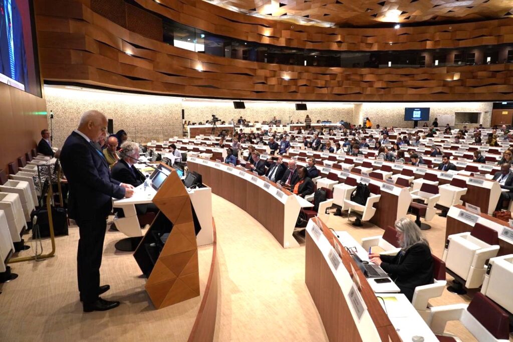 آيت الطالب يناشد من مقر الأمم المتحدة لإنقاذ المنظومة الصحية بفلسطين بشكل عاجل