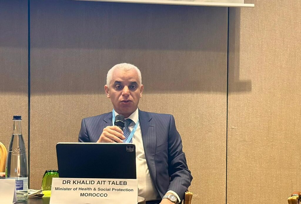 خالد آيت الطالب وزير الصحة والحماية الاجتماعية