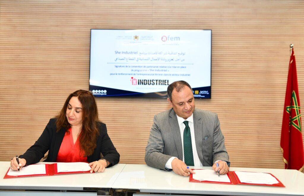 التوقيع على اتفاقية شراكة لإحداث برنامج “She Industriel”