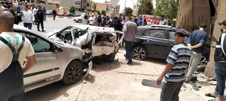 حادثة سير وجدة