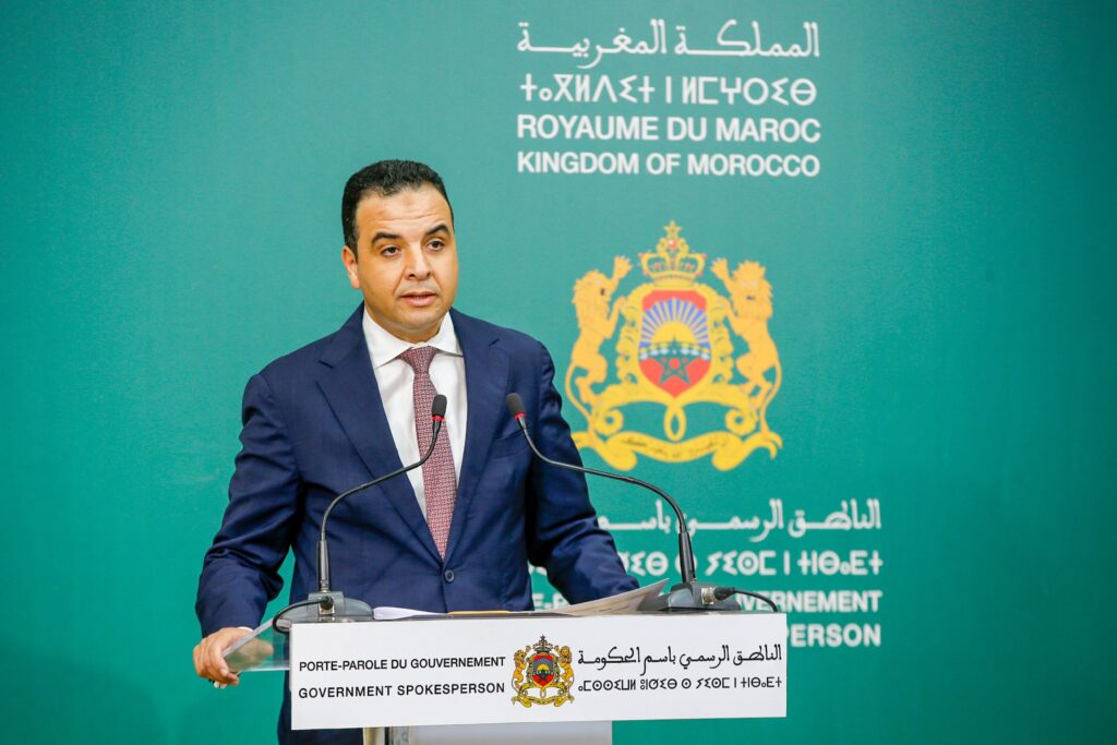 الوزير المكلف بالعلاقات مع البرلمان، الناطق الرسمي باسم الحكومة، مصطفى بايتاس