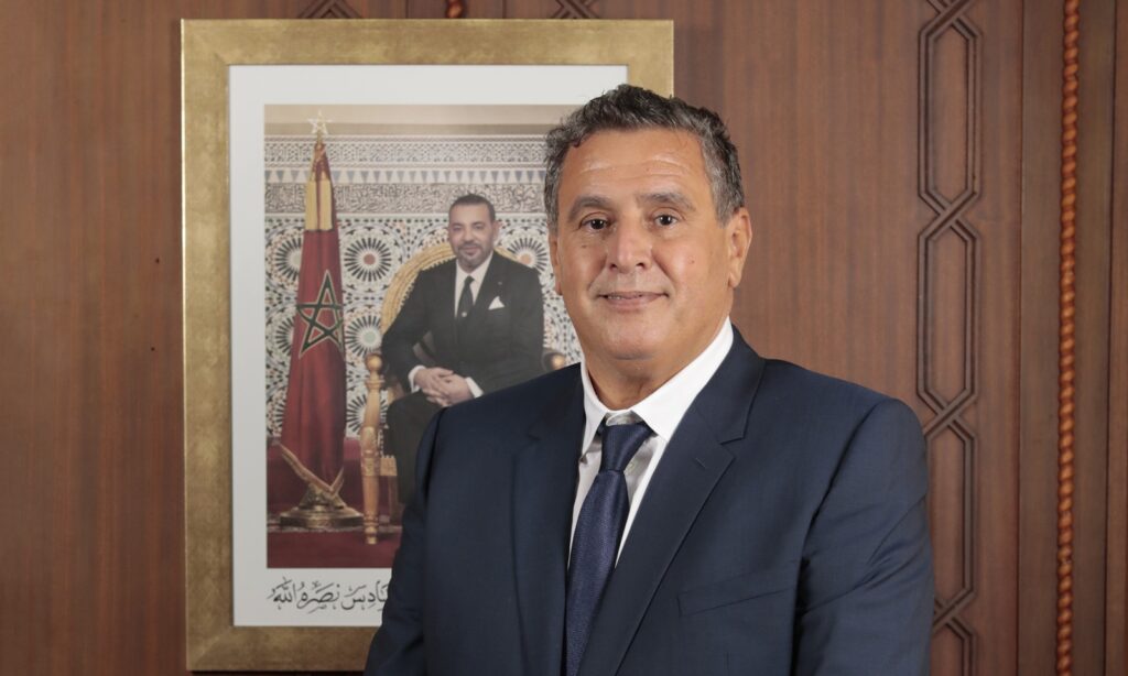 عزيز أخنوش رئيس الحكومة المغربية