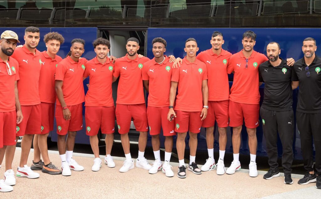 بعثة المنتخب الأولمبي المغربي