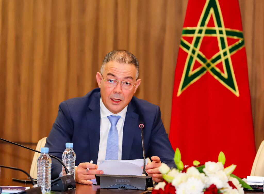 رئيس الجامعة الملكية المغربية لكرة القدم فوزي لقجع