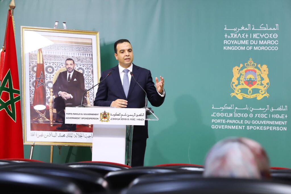 الوزير المكلف بالعلاقات مع البرلمان، الناطق الرسمي باسم الحكومة، مصطفى بايتاس