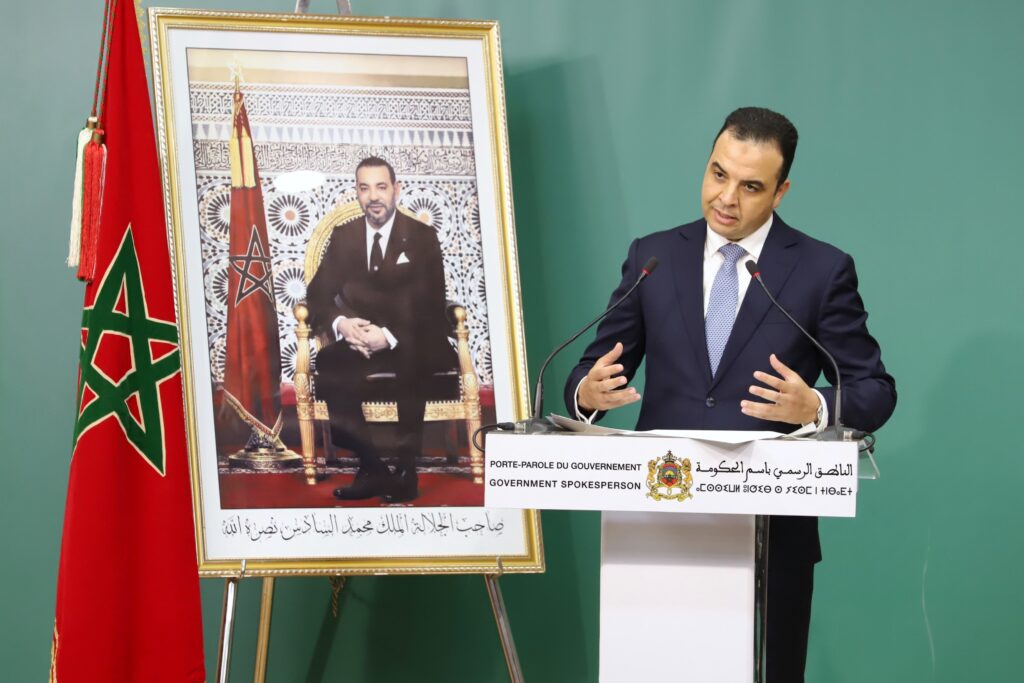 الوزير المكلف بالعلاقات مع البرلمان، الناطق الرسمي باسم الحكومة، مصطفى بايتاس