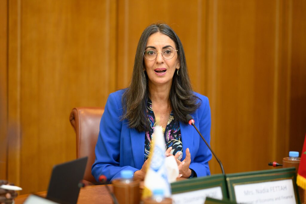 وزيرة الاقتصاد والمالية، نادية فتاح