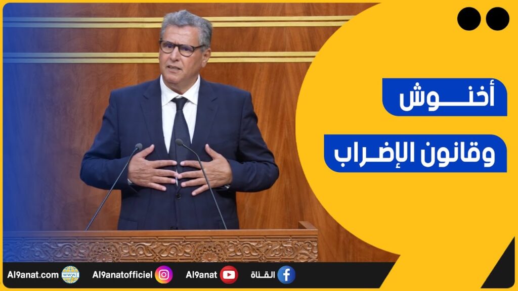 عزيز أخنوش رئيس الحكومة بمجلس المستشارين