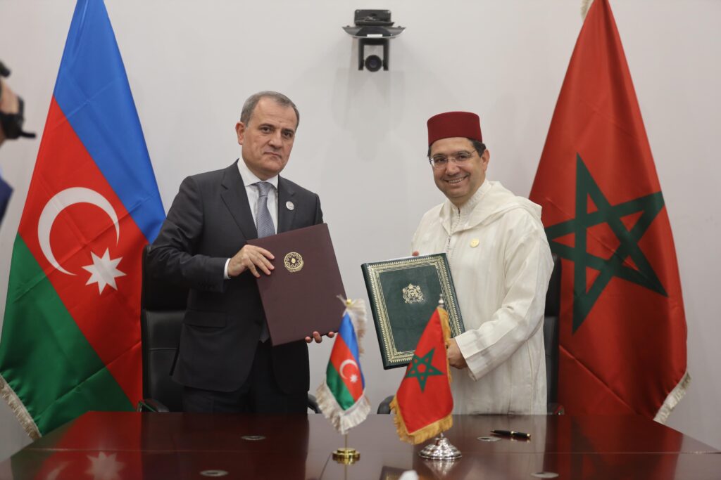 العلاقات الدبلوماسية بين ‏المغرب وأذربيجان.