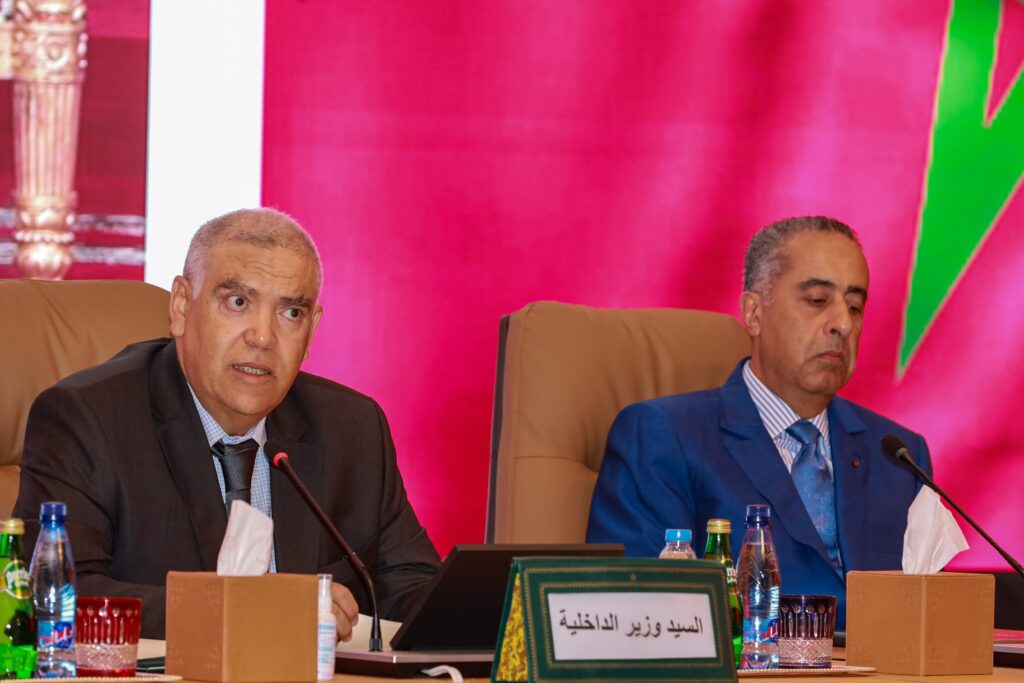 عبد الوافي لفتيت وزير الداخلية والمدير العام للأمن الوطني ومراقبة التراب الوطني عبد اللطيف حموشي