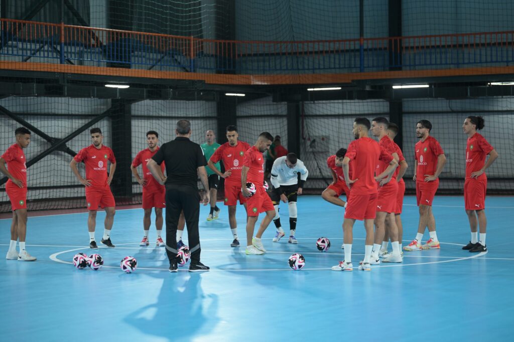 المنتخب المغربي داخل القاعة