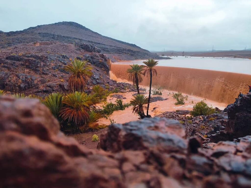 أجواء ماطرة بنواحي مدينة ورزازات